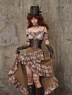 ❤Lettro team punk mesh puff sleeves off-the-shoulder suspender top❤︎ Mesh Puff Sleeve Top, Gothic Princess, Bustle Skirt, Corset Bra, Puff Sleeve Crop Top, Fantasias Halloween, Corset Lingerie, Crop Top Sweater, Sleepwear & Loungewear