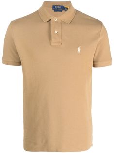 sesame beige cotton piqué weave signature Horseferry embroidery polo collar front button placket short sleeves straight hem Luxury Long Sleeve Polo Shirt With Button Closure, Luxury Brown Cotton Polo Shirt, Classic Brown Polo Shirt With Collared Neckline, Classic Brown Polo Shirt, Classic Beige Polo Shirt, Classic Beige Polo Shirt With Collared Neckline, Brown Cotton Polo Shirt With Polo Collar, Classic Beige Collared Polo Shirt, Brown Cotton Polo Shirt