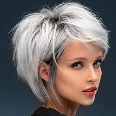 Rocker Hair, Κούρεμα Bob, Short White Hair, Short Hair Haircuts, Short Hair With Layers, Short Hair Cuts For Women