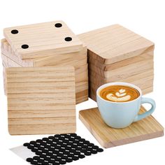 PRICES MAY VARY. You will get 20pcs square wood coasters and 80pcs foam knots. Size: 4" L x 4" W x 0.4" H. Use these blank coasters for DIY crafts and decorate your place. Nice DIY crafts choice. These rough wooden coasters will be a nice choice for DIY mosaic coasters, stains, paint, pyrography and other arts & crafts you like. Durable and no odor wood coasters, made of quality wood, sturdy and thick. These simple square coasters with unfinished surface, you can be very creative & personalize t Wooden Coasters Diy, Mosaic Coasters, Diy Staining, Coaster Crafts, Diy Mosaic, Knots Diy, Diy Coasters, Mosaic Diy, Wooden Coasters