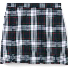 Who doesn't love a classic pleated skirt with a touch of plaid. Our box pleat plaid skirt is the perfect addition to any school uniform wardrobe. Not only does it exceed dress code standards it's designed for functionality and durability. She'll stay looking polished all day long no matter whats on her schedule thanks to the easy care fabric. Even better it was made to grow when she does with the rigid waist and adjustable inner waistband. Not only is this a fan favorite its a favorite among par Girls School Uniform, School Uniform Kids, Kids Plaid, Box Pleat Skirt, Pleat Skirt, Girls School, Plaid Skirt, Box Pleats, Bottom Clothes