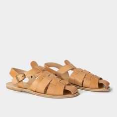 Leather Fisherman Sandals, French Fisherman Sandals, Tan Leather Sandals, Gardenheir Sandals Gardening Apparel, Leather Fisherman Sandals, Italian Sandals, Flat Leather Sandals, Tan Leather Sandals, Garden Clogs, Taupe Leather, Fisherman Sandals, Sandals Flat