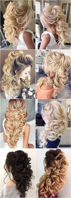 Featured Hairstyle: Elstile; www.elstile.com; Wedding hairstyle idea. Hairstyle Idea, Wedding Hairstyle, Wedding Hair And Makeup, Bride Hairstyles, Hair Dos, Gorgeous Hair, Hair Designs