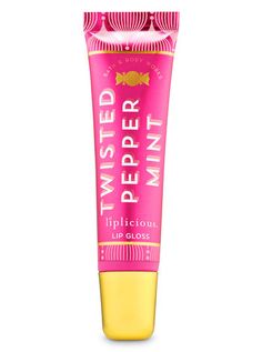 Twisted Peppermint Liplicious Lip Gloss - Bath And Body Works Bath And Body Works Christmas, Drugstore Lipgloss, Twisted Peppermint, Drugstore Lips, Nyx Butter, Nyx Butter Gloss, Butter Gloss, Tanning Cream