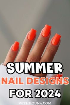 Nail Inspo Bright, Festive Holiday Nails, Nail Polish Colors Summer, Bright Nail Designs, Summer Nails 2024, Nails Inspiration Summer