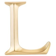 the letter j in gold is shown on a white background and it looks like it has been