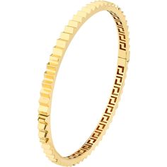 Wrap yourself in the luxury of timeless design with the Fluted Hinge Bangle Bracelet, a masterpiece crafted for the connoisseur of fine jewelry. This exquisite bangle bracelet, brought to you by the renowned Olas d'Oro brand, is a true testament to timeless design and unmatched luxury. Crafted in 14K gold with a radiant yellow hue, it exudes a warmth and elegance that will elevate your style to new heights.The Fluted Hinge Bangle Bracelet is a symphony of style, featuring intricate fluted detail Elegant Yellow Gold Bracelet With Decorative Band, Formal Yellow Gold Bracelet With Decorative Band, Elegant Gold Bracelet With Decorative Band, Elegant 14k Gold Bracelets With Decorative Band, Elegant Yellow Gold Bracelets With Decorative Band, Yellow Gold Bangle Bracelet With Decorative Band, Luxury Jubilee Bracelet Cuff In Bangle Style, Yellow Gold Bangle With Decorative Band, Luxury 14k Gold Flexible Bangle