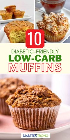 10 Best low-carb muffin recipes - Need an easy & healthy breakfast idea? Try one of these easy healthy diabetic-friendly muffin recipes. They are quick to make and great for breakfast on the go. #muffins #muffinrecipes #healthybreakfast #easybreakfastrecipes #diabetesbreakfast #diabetesdiet #diabeticrecipes #lowcarbrecipes #diabetesstrong #HighProteinLowCarbFoods Low Carb Muffin Recipes, Healthy Breakfast Idea, Baking Powder Uses, Healthy Recipes For Diabetics, Best Low Carb Recipes, Egg Muffins