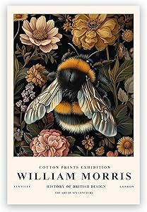 a book cover with a bee surrounded by flowers