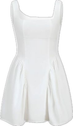 White A-line Sleeveless Dress With Pleated Bodice, Fitted A-line Backless Dress For Night Out, A-line Dress With Corset Back For Night Out, Elegant Fit And Flare Backless Mini Dress, Elegant Backless Fit And Flare Mini Dress, Chic A-line Mini Dress With Lined Bodice, Formal A-line Corset Dress For Summer, Lined Backless Midi Dress, Chic Summer Pleated Corset Dress