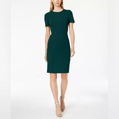 Calvin Klein Women's Round-Neck Short Sleeve Sheath Dress Malachite (Green) Gold Hardware Sz 6 Nwot Posh Ambassador Ll All Reasonable Offers Considered. Bundle 3 Items & Recieve A Love Discount. 100% Guarantee All Items Are Authentic. Smoke Free/Pet Free Household. Same Day Shipping (M-F Before 12p Est.) Happy Poshing, @Loveisthenewblk! Calvin Klein Knee-length Bodycon Workwear Dress, Calvin Klein Bodycon Dress For Work, Green Bodycon Mini Dress For Work, Calvin Klein Sheath Midi Dress For Work, Calvin Klein Knee-length Midi Dress For Work, Calvin Klein Knee-length Office Dresses, Green Knee-length Mini Dress For Office, Green Short Sleeve Mini Dress For Office, Green Knee-length Mini Dress For The Office