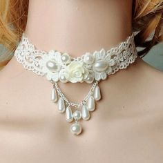 This Unique Piece Is A Wonderful Addition To Your Wardrobe And Your Style; Sure To Get Lots Of Compliments! Gsun0s50x00ju10 Floral Choker, Tassel Lace, Heart Costume, Abstract Pendant, Velvet Choker Necklaces, Lace Choker, Flower Choker, Layered Necklace Set, Velvet Choker