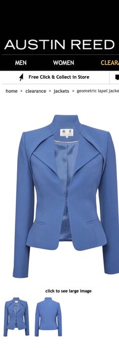 Lapel Jacket, Office Outfits, Mode Style