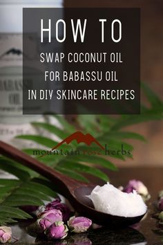 Substitute For Coconut Oil, Coconut Oil Substitute, Skincare Recipes, Essential Oil Beauty, Coconut Lip Balm, Diy Coconut Oil, Homemade Body Butter