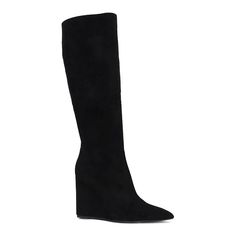 Elevate any ensemble when you wear these Yoki Erlinda women's wedge over-the-knee boots. Click this FOOTWEAR GUIDE to find the perfect fit and more! Elevate any ensemble when you wear these Yoki Erlinda women's wedge over-the-knee boots. Click this FOOTWEAR GUIDE to find the perfect fit and more! FEATURES Sleek silhouette Wedge heel Water-resistant designDETAILS Faux suede upper, lining & outsole Rubber midsole Pointed toe Pull-on Foam footbed Slip-resistant outsole 3-in. heel 18-in. shaft 18-in Womens Wedges, Shoe Size Chart, Suede Boots, Over The Knee Boots, Over The Knee, Wedge Heels, Knee Boots, Faux Suede, Gender Female