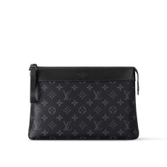 LOUIS VUITTON® - Pochette Voyage Souple - Eclipse Tech Tracksuit, Lv Clutch, Pochette Louis Vuitton, Mens Bag, Street Style Bags, Louis Vuitton Clutch, Louis Vuitton Men, Louis Vuitton Pochette, Louis Vuitton Official