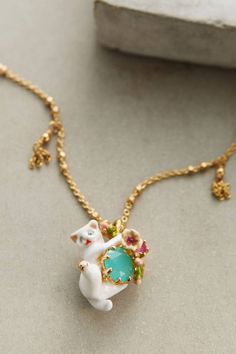 Anthropologie's New Arrivals: Les Nereides Jewelry - Topista Les Nereides, Accesories Jewelry, Magical Jewelry, Nice France, Cat Jewelry, Women's Jewelry And Accessories, Girly Stuff, Love At First, Lovely Jewellery