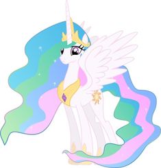 an image of a pinkie pony with wings on it's head and tail