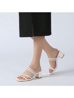 [Trendy Design]Our trendy women's chunky heels sandals have a 2-inch heel height, a classic square open-toe design, and simple, unique dual straps, making them easy to put on and take off in style.

    [Comfy & Relaxed ]Designed with a soft PU upper and lining, these block heels for women are very comfortable to wear without worrying about foot pain, providing you with a relaxing feeling all day long.

    [Stable Walking]Women's summer heels sandals feature a TPR non-slip outsole, which provid Heels Office, Summer Sandals Heels, Walking Women, Stylish Heels, Sandals Strappy, Summer Heels, Womens Chunky Heels, Low Heel Sandals, Chunky Heels Sandals