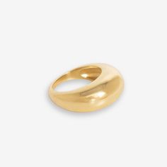 Faye Dome Ring Brass Brass - Size 7 RING Elegant Everyday Brass Rings, Everyday Brass Signet Ring, Classic Everyday Brass Signet Ring, Formal Brass Open Ring, Elegant Brass Dome Ring, Everyday Brass Open Ring, Classic Metal Midi Rings, Trendy Everyday Dome Ring, Minimalist Metal Dome Ring