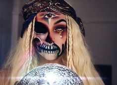 Scary Fortune Teller, Asylum Horror, Fortune Teller Makeup, Occult Tarot, Holloween Makeup, Eyebrows Eyelashes