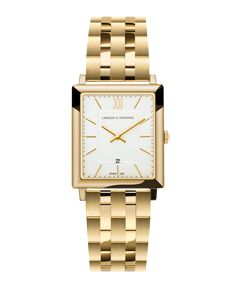 Combining the classic style of old vintage watches with an ultra-modern appeal, the large square-shaped 40mm dial features minimalist numerals and a subtle date display. Coming in four radiant colourways, Mixed Gold, Gold, Mixed Rose Gold, and Silver, Boyfriend pairs classic shades with timeless links made of sustainable stainless steel. Classic Square Watch For Formal Occasions, Classic Square Watches For Formal Occasions, Classic Square Formal Watches, Classic Gold Square Watch Accessories, Classic Gold Watch With Square Face, Classic Rectangular Watches With Subdials, Timeless Rectangular Watches With Subdials, Classic Rectangular Watch Accessories For Everyday, Classic Everyday Rectangular Watch Accessories