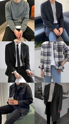 Classy Boy Outfits, Mens Minimalist Fashion, Korean Street Fashion Men