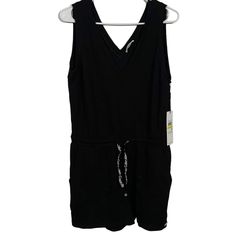 Nwt Women’s Size Medium Calvin Klein Black Sleeveless V-Neck Romper. Elastic Gathered Drawstring Waist, Midi Length Shorts. Comes From A Smoke Free Home, Bundle With Other Items To Save & Minimize Shipping Cost. Calvin Klein Summer Loungewear Tops, Casual Stretch Calvin Klein Tank Top, Calvin Klein Stretch Tank Top, Casual V-neck Vest For Loungewear, Calvin Klein Casual Summer Tank Top, Black V-neck Vest For Summer, Black V-neck Summer Vest, Casual Sleeveless Tank Top By Calvin Klein, Casual Calvin Klein Sleeveless Tank Top