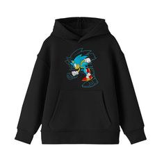 He'll love the cool style of this Boys 8-20 Sonic the Hedgehog Running Hoodie. He'll love the cool style of this Boys 8-20 Sonic the Hedgehog Running Hoodie.  Crewneck Long sleevesFABRIC & CARE Cotton / Polyester Machine wash Imported Size: Medium. Color: Black. Gender: male. Age Group: kids. Trendy Black Hoodie With Cartoon Print, Playful Black Hooded Hoodie, Black Hooded School Hoodie, Black Hooded Hoodie For School, Casual Black Hoodie For School, Sonic The Hedgehog Running, Hedgehog Running, Running Hoodie, Christmas 2024