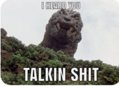 Funny Godzilla Pictures, Godzilla Memes Funny, Godzilla Fanart, Godzilla Tattoo, Godzilla Art, Godzilla Funny, Godzilla Monsters, Godzilla Comics, Godzilla Wallpaper