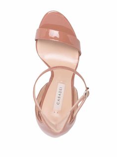 Casadei Blade patent-leather Sandals | Pink | FARFETCH Leather Sandals, Patent Leather, High Heels, Sandals, Heels, Leather, Pink