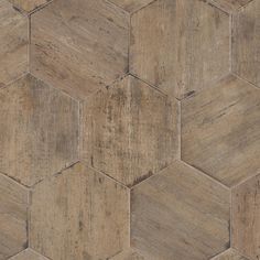 an image of wood flooring that looks like hexagonal tiles