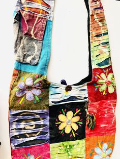 "Boho Patch Shoulder Bag Bohemian Purse Cotton Beautiful Boho colorful patchwork shoulder bag, cotton, very light weight, with wide shoulder stripe with and small pocket for your phone. Dimensions: 16\" x 14\" x 38\" (long). Perfect for festivals, beach days, shopping, errands, parties, walks, and more! Gorgeous Colors and Pattern, vivid and bright colors. Machine washable. Colors may differ from one bag to another as this is a stonewash and razor-cut designs, the placement of colors and shapes Cheap Multicolor Shoulder Bag For Festivals, Multicolor Patchwork Shoulder Bag For The Beach, Rectangular Patchwork Shoulder Bag For Beach, Beach Rectangular Patchwork Shoulder Bag, Rectangular Patchwork Beach Shoulder Bag, Bohemian Rectangular Patchwork Hobo Bag, Colorful Patchwork Shoulder Bag For Everyday Use, Summer Patchwork Shoulder Bag For Daily Use, Summer Travel Bag With Patchwork