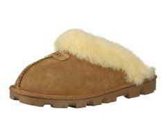 100% Sheepskin, Cow Suede Imported Dyed sheep fur (Fur Origin: Australia, Ireland, the United Kingdom, or the United States) Rubber sole Shaft measures approximately not_applicable" from arch Twinface sheepskin and Nylon binding EVA or Treadlite by UGG outsole Ugg Coquette Slippers, Ugg Coquette, Ugg Store, Spa Slippers, Comfy Slippers, Open Toe Slippers, Sheepskin Slippers, Slide Slippers, Faux Fur Slippers