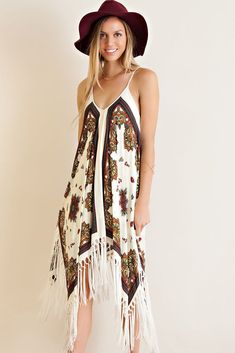 Sexy Scarf Dress - Hippie Vibe Tribe Luxury Paisley Print Maxi Dress, Chic Tasseled Dresses For Festivals, Chic Tassel Dresses For Festival, Chic Festival Dress With Tassels, Fitted Fringe Dress For Summer, Fitted Fringe Dress For Beach Season, White Tasseled Maxi Dress For Vacation, Bohemian Fringe Midi Dress For Beach, White Tassel Maxi Dress For Vacation