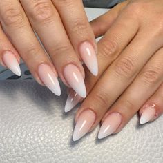 PRICES MAY VARY. Almond Press on Nails: There are 24 mdedium almond acrylic nails in one pack,Beautiful and fashion press on nails stiletto false nails comes with has 12 different sizes. Brush the nail with a coat of polish if you want it to last longer Easy to Use: Ombre acrylic nails just choose the nail piece that suits you,polish the nail bed,stick the jelly glue we give away on your nails,then press the fashion fake nails on the nails for 30 seconds to get the natural manicure that girls love. Safe and Sturdy Design: Unique micro-thickening design to prevent Almond fake nails tips from cracking,Almond acrylic nails, they are harmless to humans, children and pets and gentle to your nails and skin. Manual brush gel treatment on the nail surface, pattern printing is clear and not easy to Fake Nails Long, Nail Type, Fake Nails With Glue, Nail Forms, Nail Length, Stick On Nails, False Nail, Beauty Ideas