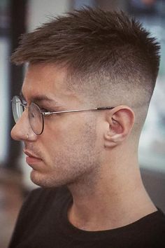 Clipper Cut, Mid Fade, Trendy Mens Haircuts, Istoria Artei, Men's Short Hair, Spiky Hair, Mens Fade