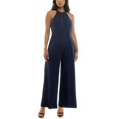 Easily add style to your wardrobe with this women's Nina Leonard glitter twist neck jumpsuit.Click on this WOMEN'S GUIDE to find the perfect fit and more! Easily add style to your wardrobe with this women's Nina Leonard glitter twist neck jumpsuit.Click on this WOMEN'S GUIDE to find the perfect fit and more! FEATURES Twist neck 2 pockets Zipper back Sleeveless Halter necklineFIT & SIZING True to size 60-in. length from shoulder to hem 30-in inseam 25-in leg opening Wide leg openingFABRIC & CARE Shimmer Jumpsuits And Rompers For Party Season, Elegant Fitted Shimmer Jumpsuits And Rompers, Elegant Fitted Jumpsuits And Rompers With Shimmer, Elegant Shimmer Jumpsuits And Rompers For Night Out, Elegant Shimmer Jumpsuit For Night Out, Sequin V-neck Jumpsuits And Rompers For Party Season, Elegant V-neck Sequin Jumpsuits And Rompers, Fitted Sequin V-neck Jumpsuits And Rompers, V-neck Sequined Jumpsuits And Rompers For Summer