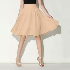 Material: PolyesterLength: Mid-CalfSilhouette: AsymmetricalSeason: Fall,SpringFabric Stretch: No StretchPackage Contents: 1 x Skirt Knee-length Solid Color Mini Skirt For Summer, Knee-length Chiffon Skirt, Knee-length Summer Mini Skirt, Summer Knee-length Solid Color Mini Skirt, Summer Knee-length Chiffon Skirt, Elegant Solid Color Mini Skirt For Beach, Elegant Mini Skirt For Beach, Beige Knee-length Summer Skirt, Elegant Beach Mini Skirt