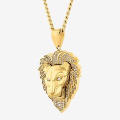 Features: Quick ShipJewelry Closure: Lobster ClaspSetting: ProngShape: AnimalsStone Cut: RoundMetal Color: YellowChain Length: 24 InchChain Width: 3 MillimetersPendant Length: 52mmPendant Width: 34mmChain Construction: CurbCare: Wipe CleanStone Type: 133 Cubic ZirconiaMetal: Stainless SteelNecklace Type: Pendant NecklacesPendant & Charms Type: PendantsCountry of Origin: Imported Diamond Pendant With Box Chain, Gold Cubic Zirconia Jewelry With Box Chain, Cubic Zirconia Pendant With Box Chain, 14k Gold Iced Out Necklace Gift, Iced Out Metal Pendant Jewelry, Cubic Zirconia Pendant Necklace With Box Chain, Iced Out Yellow Gold Sterling Silver Necklace, Yellow Gold Iced Out Pendant Necklaces, Yellow Gold Iced Out Pendant Necklace