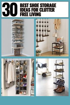 the best shoe storage ideas for clutter free living