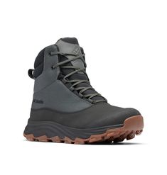 the columbia hiker boot in grey and brown