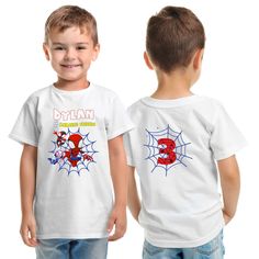 Spidey and His Amazing Friends Birthday Shirt, Toddler Birthday Tshirt, Custom Kids Shirts, Spidey Tshirt, Birthday Boy Tshirt We custom design, print, and hand press, and carefully ship everything you see in our shop. All of our items are printed on quality apparel. AOur items special gift for your family.Our items feels soft and lightweight. 👉Unisex/Toddler/Youth/Women V-Neck/Babysuit👈 * 4.2 oz./yd²,60% cotton and 40% Polyester * Retail fit * Side-seamed * Shoulder-to-shoulder taping for ext Friends Birthday Shirt, Spidey And His Amazing Friends, Tshirt Custom, Amazing Friends, Custom Kids, Friends Birthday, Toddler Birthday, Birthday Tshirts, Birthday Boy