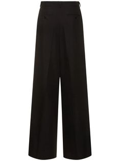 Diletta wide leg pants - Weekend Max Mara - Women | Luisaviaroma Weekend Max Mara, Sports Brands, Flat Espadrilles, Swim Accessories, Shearling Jacket, Heeled Loafers, Max Mara, Swimwear Tops, Cloth Bags