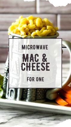 microwave mac and cheese for one