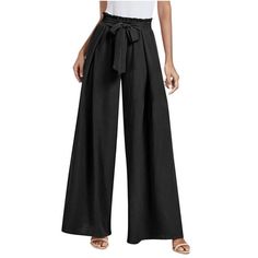 Women's Boho Flowy High Waisted Wide Leg Pants Elegant Business Work Trousers Loose Casual Lounge Pants Welcome to our store, I wish you a happy shopping Our products are produced in our own factory with various styles We offer various discounts, and we offer a 30-day quality guarantee please rest assured to place an order If you have any questions, please feel free to contact me, it is our honor to serve you SOMEONE ASKED Q: Is the quality of the clothes as described? A: Yes, if the product you High Waisted Pants Curvy Plus Size, Gym Pants Women, Pants Elegant, Casual Summer Pants, High Waisted Dress Pants, High Waisted Wide Leg Pants, Sports Pants Women, Womens Wide Leg Pants, Casual Tie