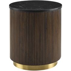 a black and gold side table