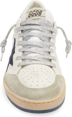 Golden Goose Ball Star Low Top Sneaker (Women) | Nordstrom Bale Star Shoes, Golden Goose Shoes Outfit, Ball Star Golden Goose, Golden Goose Ball Star Outfit, Golden Goose Ball Star, Golden Goose Sneakers Outfit, Golden Goose Outfit, Mom Shoes, Top Sneakers Women