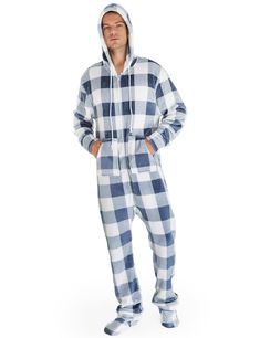 PRICES MAY VARY. Leisure Adult Unisex Pajamas: Our onesie pajamas fabrics are light and soft, very comfortable to wear. Each one-piece pajamas are designed to be comfortable and roomy rather than tight for a sleek silhouette. Pajamas give you extra space, allow you to easily stretch and move around without feeling restricted as you sleep or lounge. You'll enjoy wearing these pajamas at home and be comfortable all winter long. Please read our size charts provided in the images to find the size th Cozy Long Sleeve Onesie For Pajama Party, Cozy Long Sleeve Onesie For Lounging, Cozy Super Soft Onesie For Sleep, White Long Sleeve Jumpsuits And Rompers For Sleep, Super Soft Long Sleeve Onesie For Sleep, Cozy Winter Onesie For Sleep, Cozy Super Soft Onesie For Winter, Cozy Super Soft Long Sleeve Onesie, Cozy Winter Loungewear Jumpsuits And Rompers