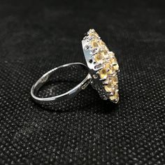 Welcome to Elegant Art Jewelry!  Material: 925 Sterling Silver Stone: Citrine Stone Size: 3mm×3mm Side Stone: Zirconia Gemstone Cut: Round Cut Plating: Platinum Plating Personalization: 9K/14K/24K/GOLD/SILVER/PLATINUM/ROSE-GOLD/WHITE GOLD. (Contact me)  Citrine Ring, Citrine Cuff Ring, 14k White Gold Ring, Oval Shape Ring, Citrine Ring, Citrine Engagement, Open Design Ring, Citrine Oval, Citrine Natural, Yellow Citrine, Yelloew Gemstone Ring, Gemstone Ring, Engagement Ring, Wedding Ring, Stateme White Gold Citrine Jewelry With Brilliant Cut, White Gold Jewelry With Brilliant Cut Citrine, Silver Citrine Promise Ring, Yellow Sapphire Rings With Halo Setting For Anniversary, Anniversary Yellow Sapphire Ring With Halo Setting, Formal Yellow Sapphire Rings With Halo Setting, Silver Citrine Crystal Promise Ring, Silver Yellow Sapphire Rings For Wedding, Wedding Rings With Diamond Cut Yellow Sapphire